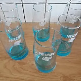 Συλλεκτικά ποτήρια Nescafe frape σε μπλέ χρώμα!