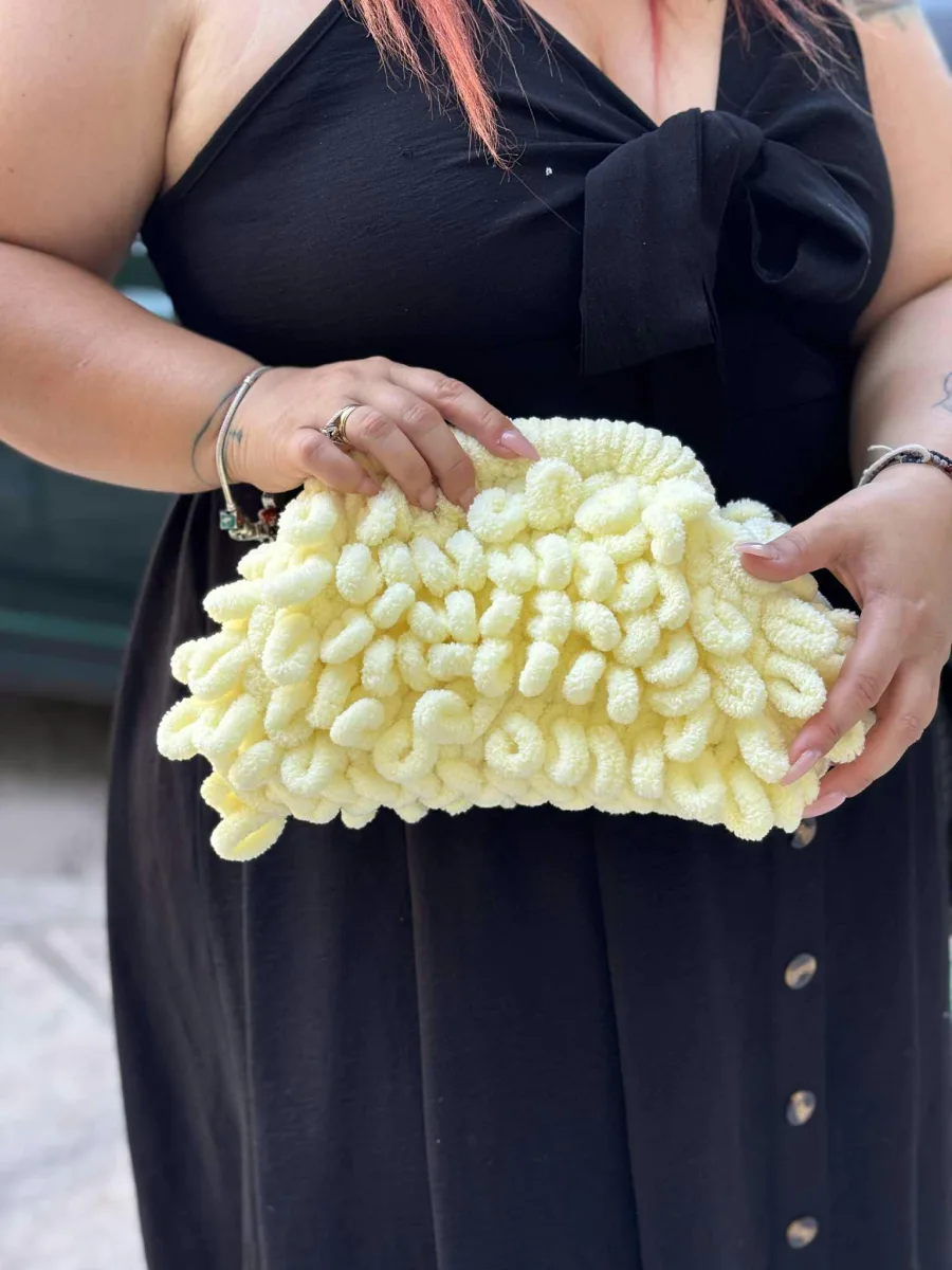 Πλεκτές τσάντες puffy