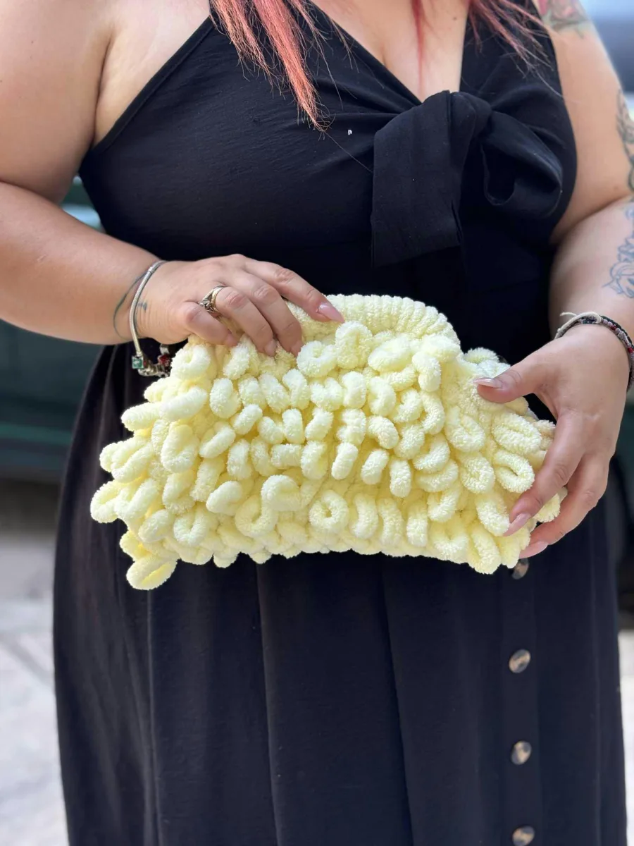 Πλεκτές τσάντες puffy