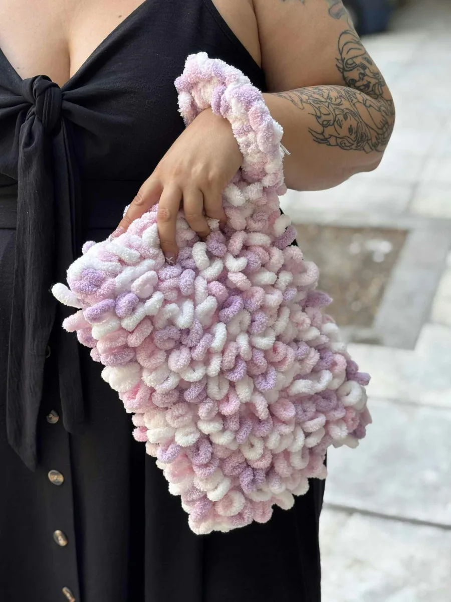 Πλεκτές τσάντες puffy